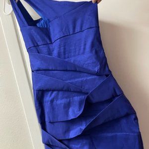 Blue cocktail dress